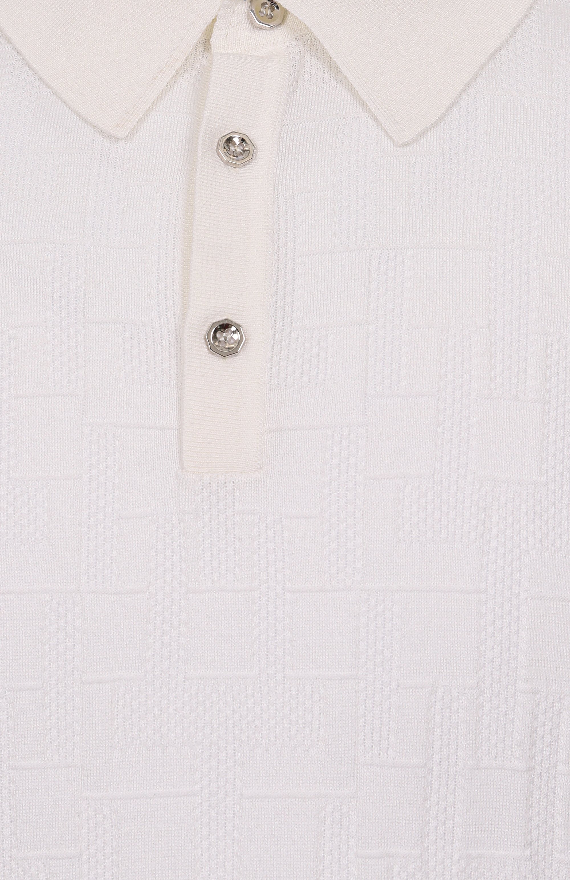 Поло из хлопка и шелка STEFANO RICCI кремового цвета по цене 130000 руб., арт. K818098P13/F25279, фото 6 Поло из хлопка и шелка STEFANO RICCI, арт. K818098P13/F25279, фото 6