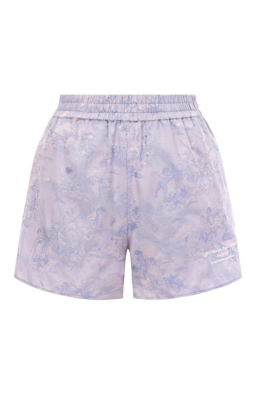 Хлопковые шорты Off-White 0WCB05DS25FAB0024201 Голубой 0WCB05DS25FAB0024201