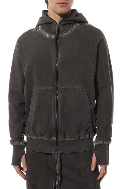 Хлопковая толстовка ISAAC SELLAM, арт. ZIPPYH00D BANDE-M0LLET0N H23, фото 3