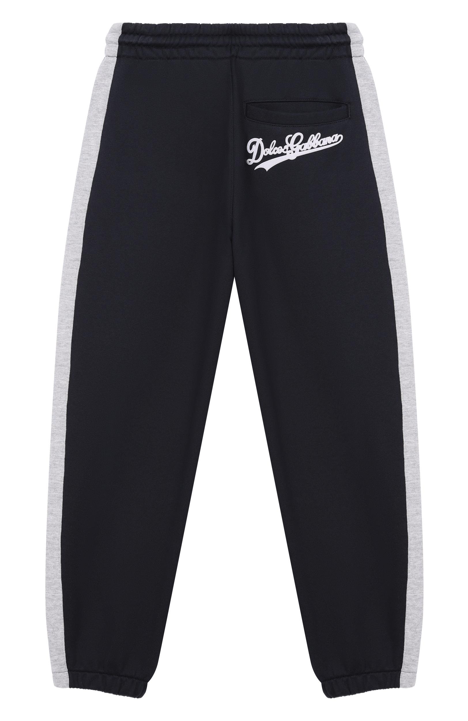 Хлопковые джоггеры DOLCE & GABBANA, арт. L4JPMG/G7PWP_001, фото 2