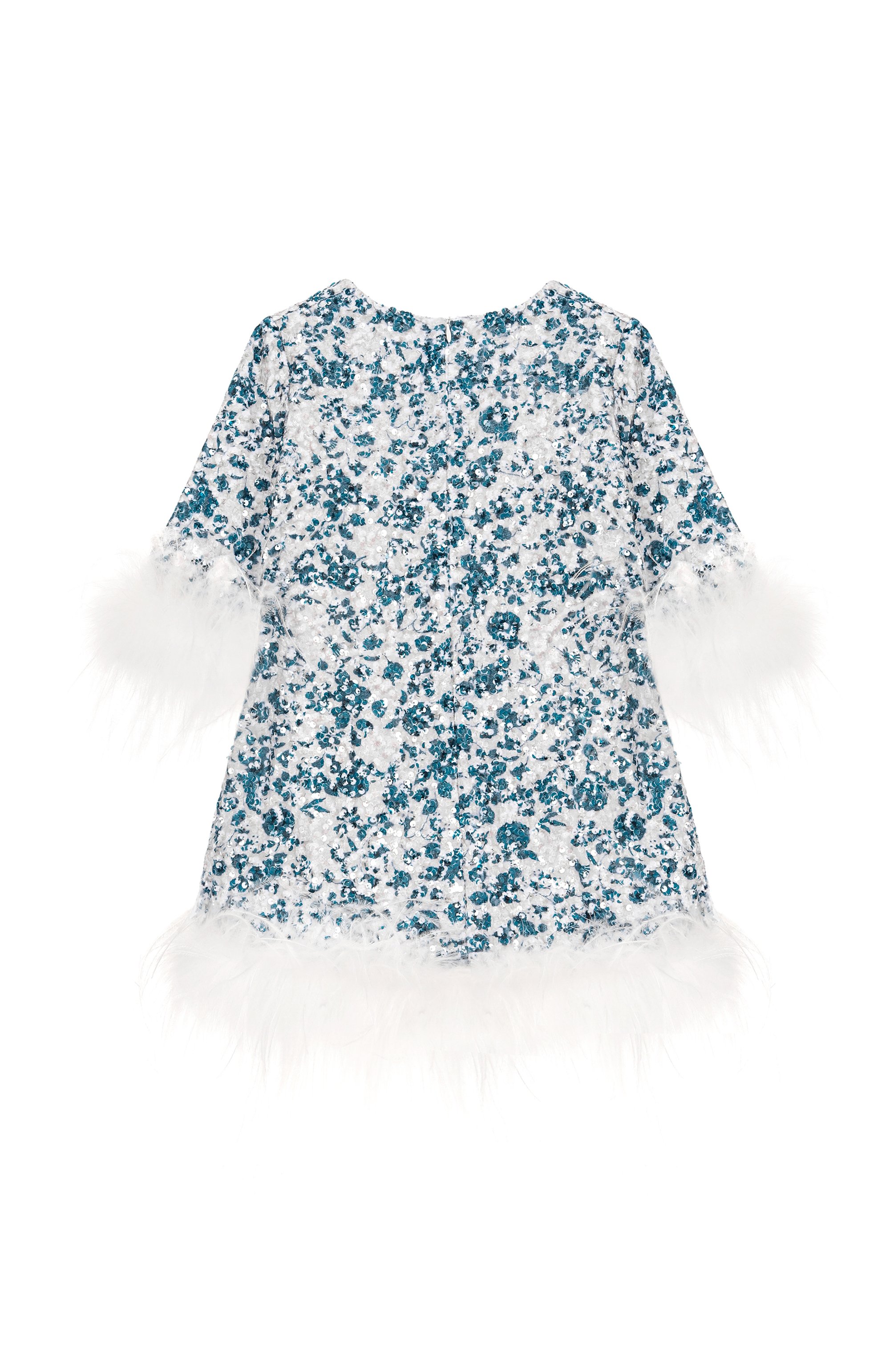 Платье с отделкой пайетками DESIGNERS CAT, арт. 100000K01001873/FEATHER/10-12, фото 2