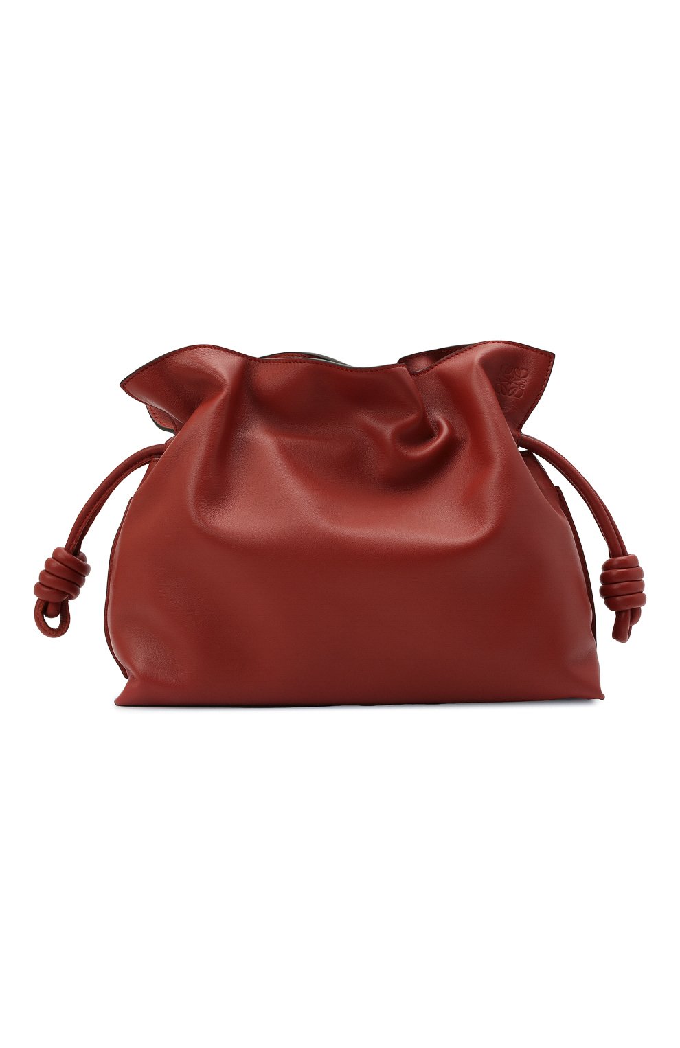 Клатч flamenco LOEWE красного цвета по цене 248500 руб., арт. A411FC1X35, фото 1 Клатч flamenco LOEWE, арт. A411FC1X35, фото 1