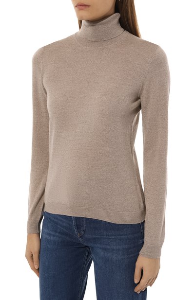 Шерстяная водолазка GRAN SASSO бежевого цвета по цене 25300 руб., арт. 54213/14202, фото 3 Шерстяная водолазка GRAN SASSO, арт. 54213/14202, фото 3