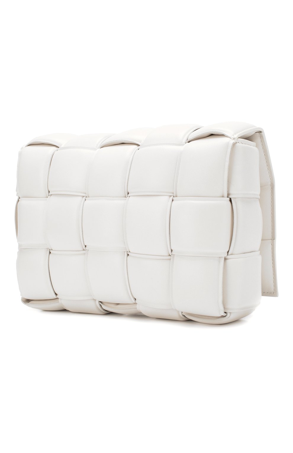 Сумка padded cassette BOTTEGA VENETA белого цвета по цене 470500 руб., арт. 591970/VCQR1, фото 3 Сумка padded cassette BOTTEGA VENETA, арт. 591970/VCQR1, фото 3