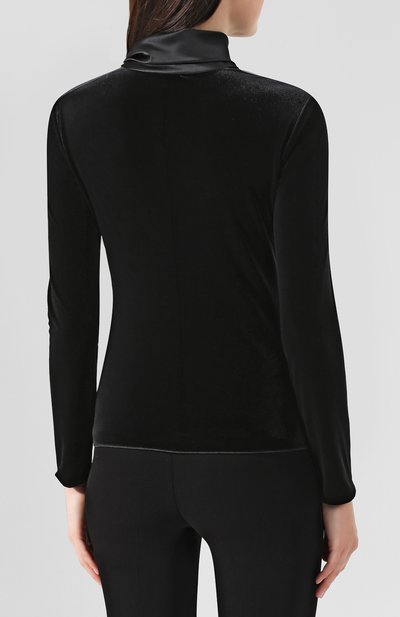 Бархатная блузка GIORGIO ARMANI, арт. 6GAM81/AJW4Z, фото 4