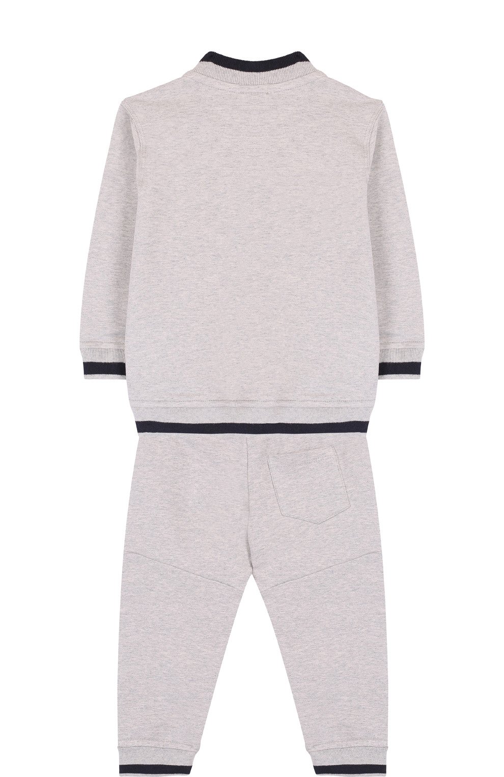 Хлопковый костюм из брюк и кардигана ARMANI JUNIOR, арт. 3ZHV02/4J23Z, фото 2