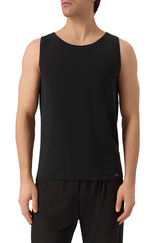 Майка из лиоцелла и хлопка Hanro 073183 Чёрный  073183 Фото 3