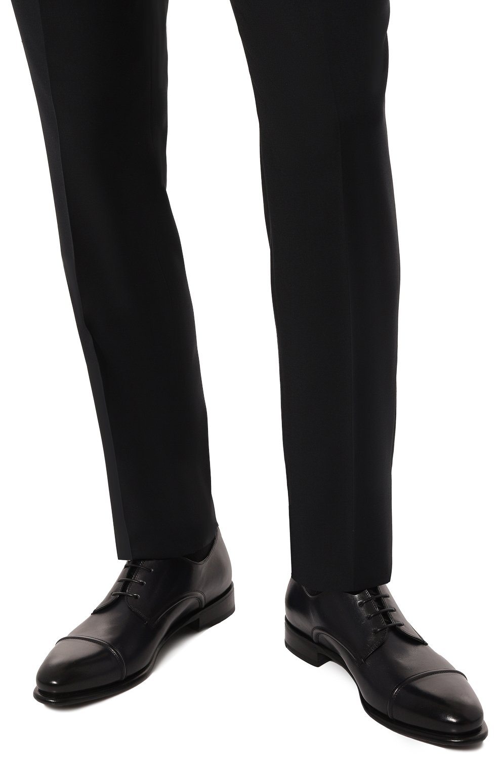 Кожаные дерби BARRETT темно-синего цвета по цене 67900 руб., арт. 221U038.22, фото 3 Кожаные дерби BARRETT, арт. 221U038.22, фото 3