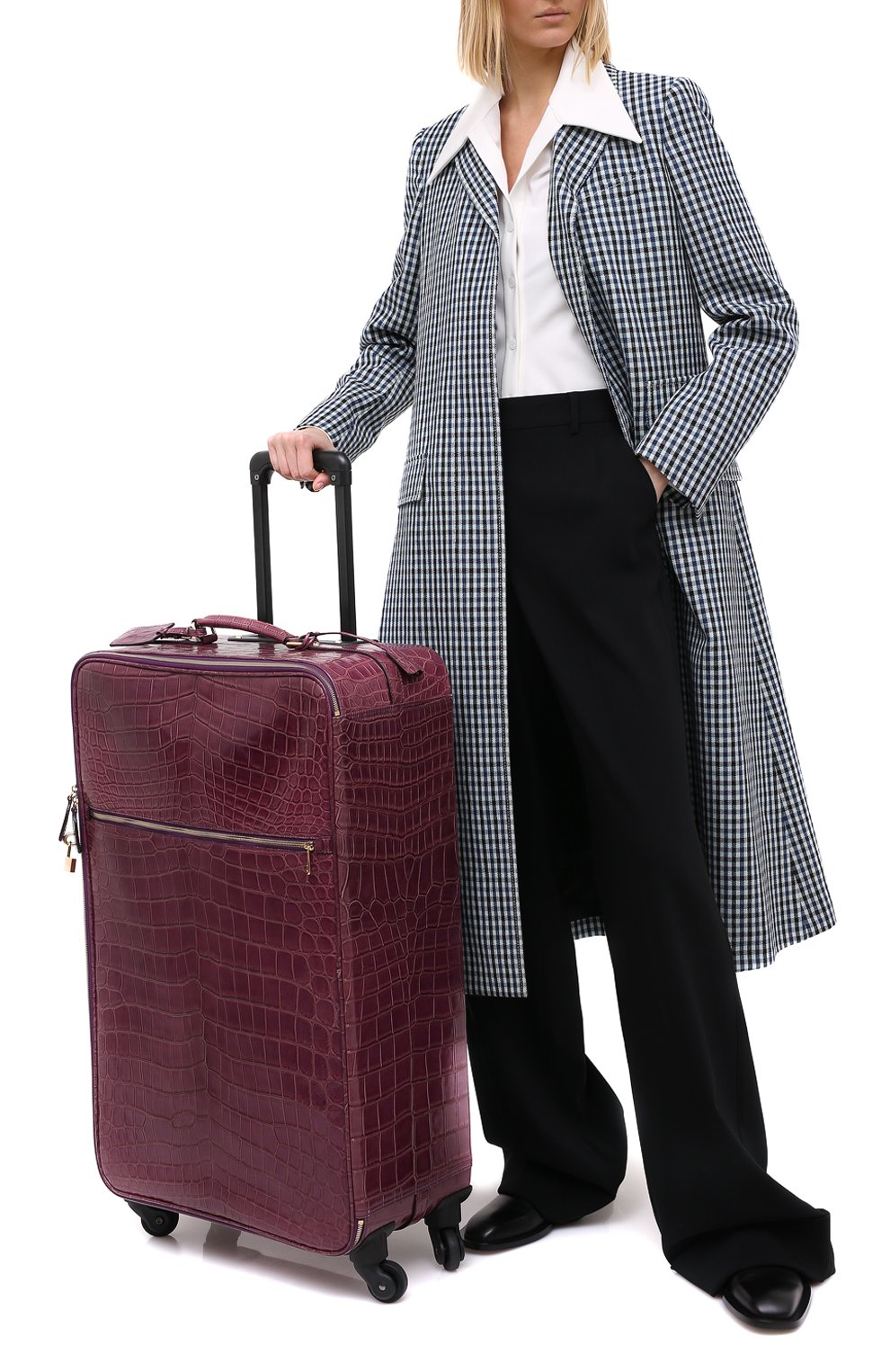 Чемодан sicily из кожи крокодила DOLCE & GABBANA, арт. BB5835/A2F64, фото 2