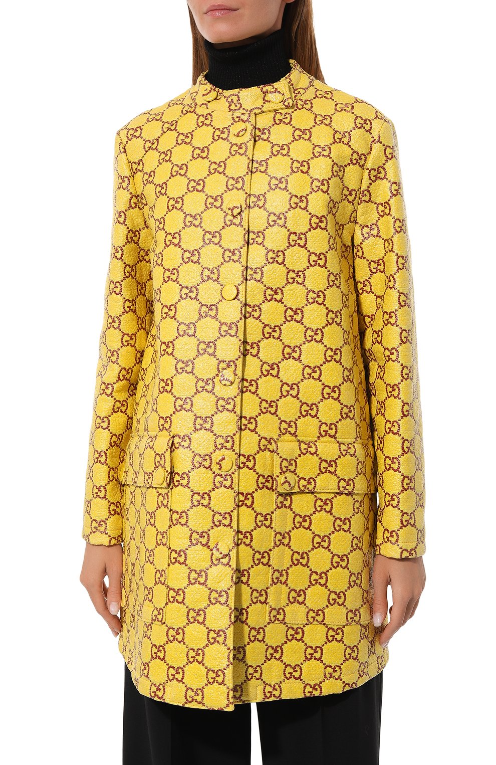 Пальто из хлопка и шерсти GUCCI, арт. 621368 ZAEFT, фото 3