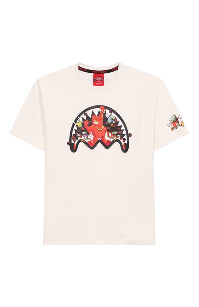 Хлопковая футболка SPRAYGROUND, арт. SPY1423IV0