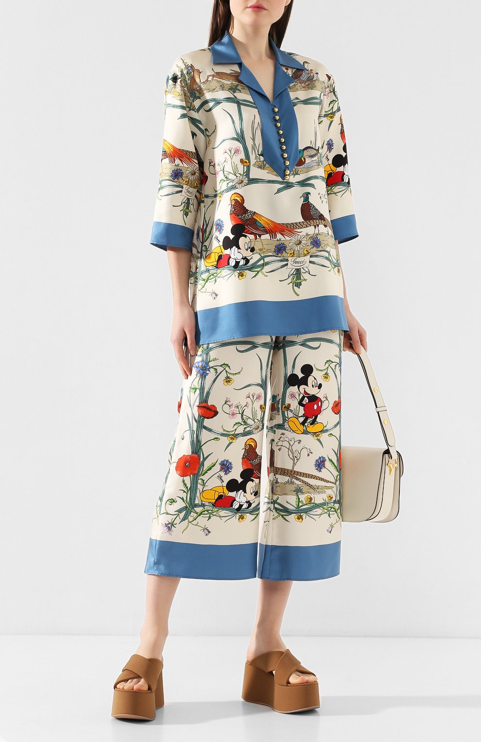 Шелковая рубашка disney x gucci GUCCI, арт. 596712/ZAD00, фото 2