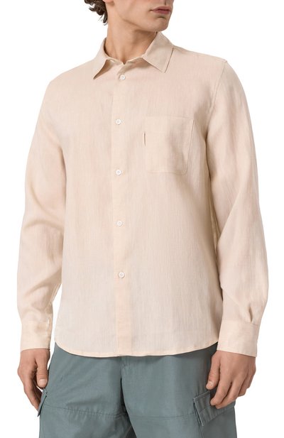 Льняная рубашка DEREK ROSE, арт. 9820-M0NA001, фото 3