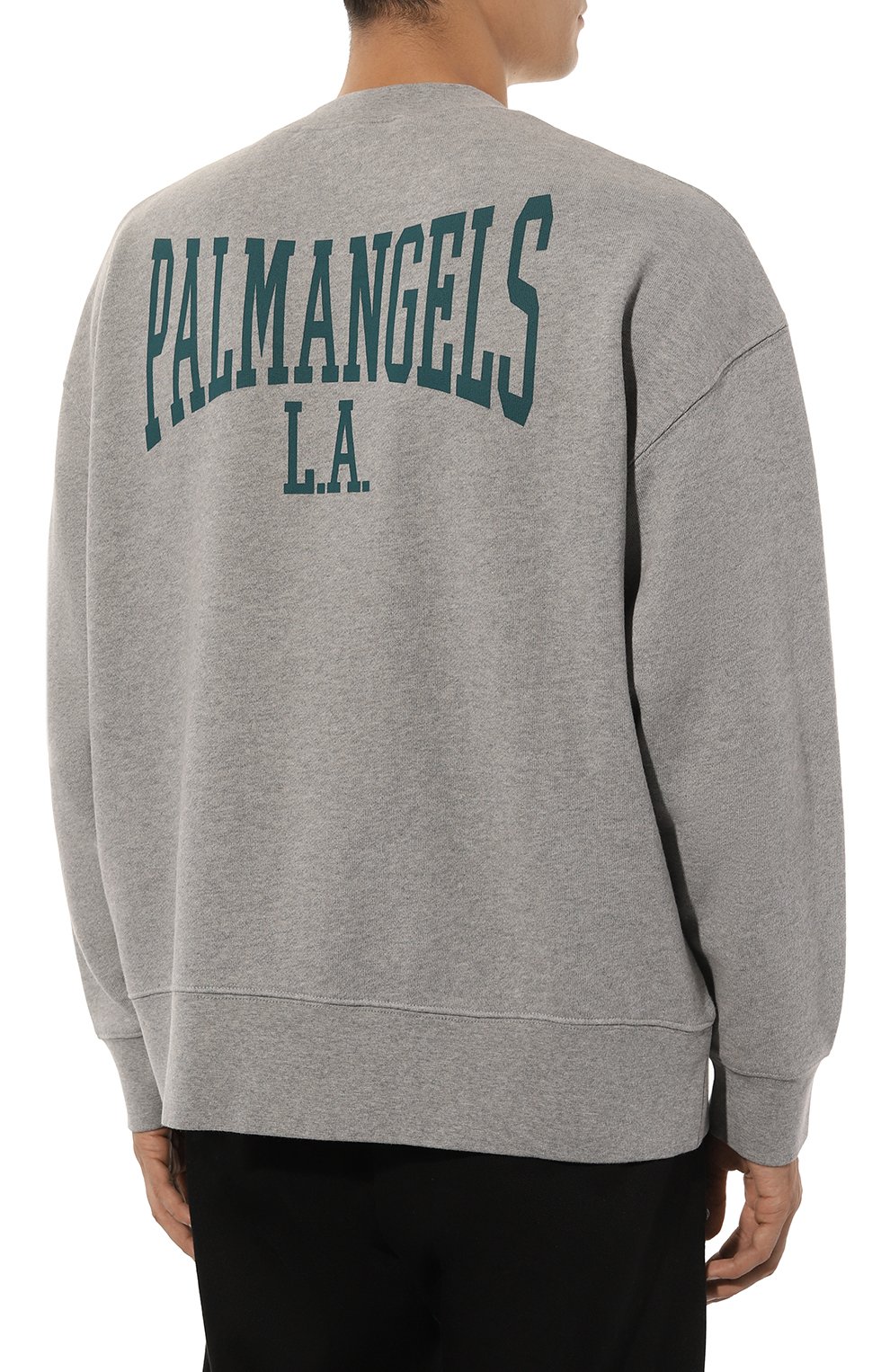 Хлопковый свитшот PALM ANGELS, арт. PMBA026F24FLE008, фото 4