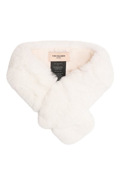 Меховой шарф из кролика YVES SALOMON ENFANT, арт. 24WEA007XXREXX