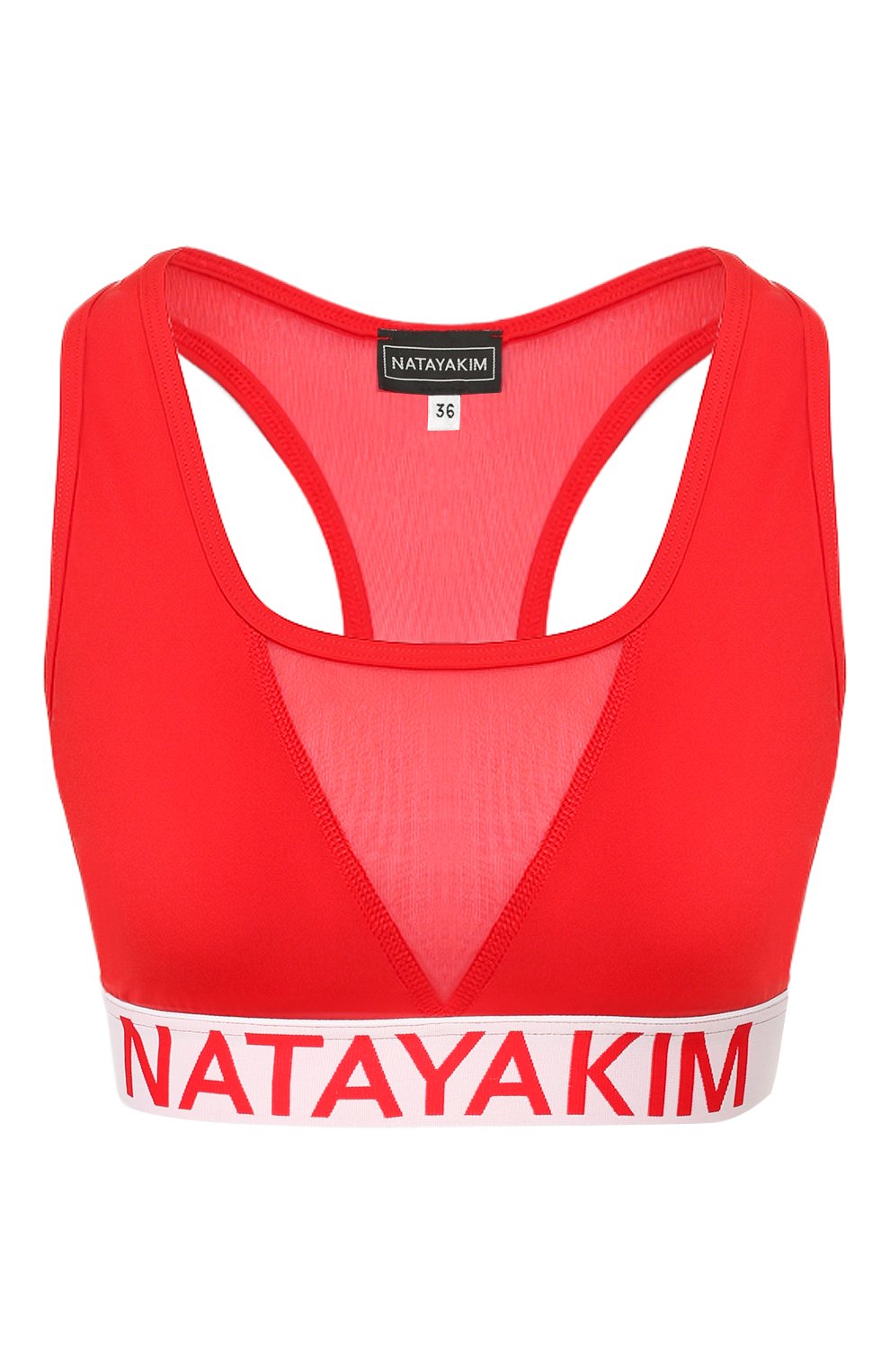 Бра-топ NATAYAKIM красного цвета по цене 9000 руб., арт. NY-028T/19, фото 1 Бра-топ NATAYAKIM, арт. NY-028T/19, фото 1