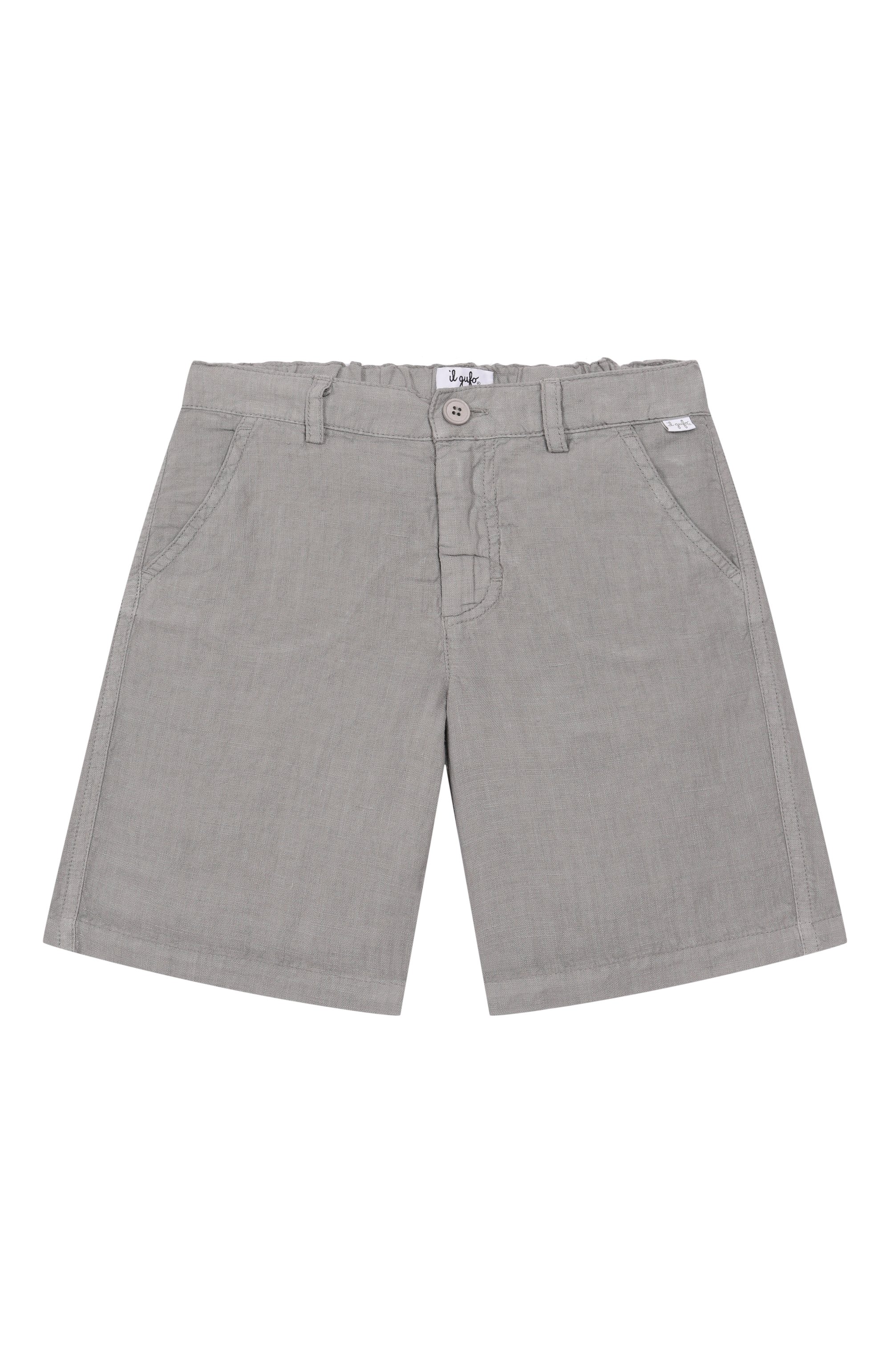 Льняные шорты IL GUFO, арт. P25PB069L6009/2A-4A, фото 1