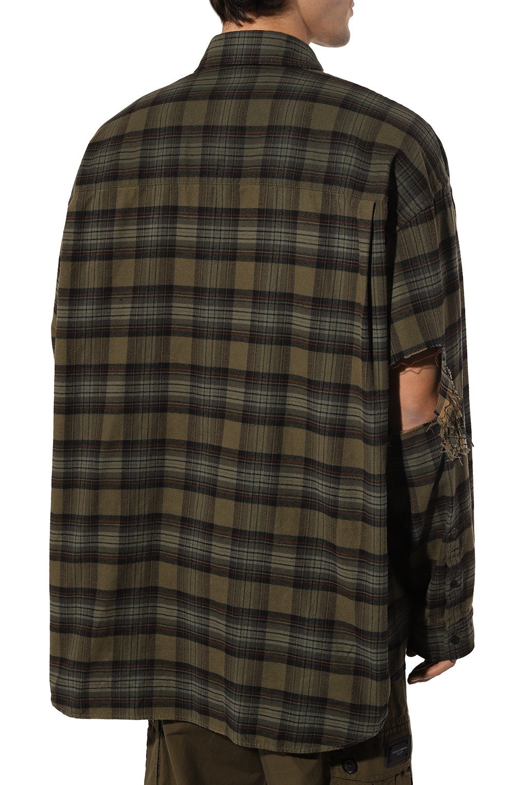 Хлопковая рубашка BALENCIAGA, арт. 794656/TQM20, фото 4