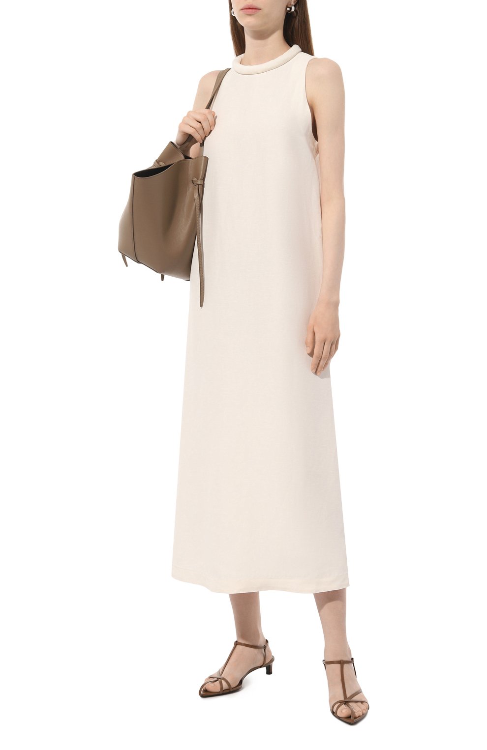 Платье из вискозы и льна LOULOU DE SAISON, арт. RIVIDA, фото 2