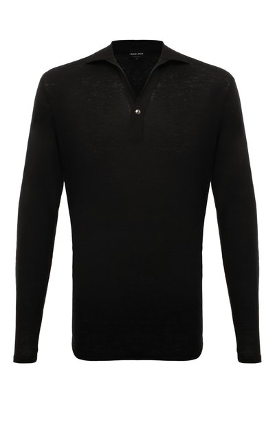 Мужское льняное поло GIORGIO ARMANI, арт. GM000161/TE11335