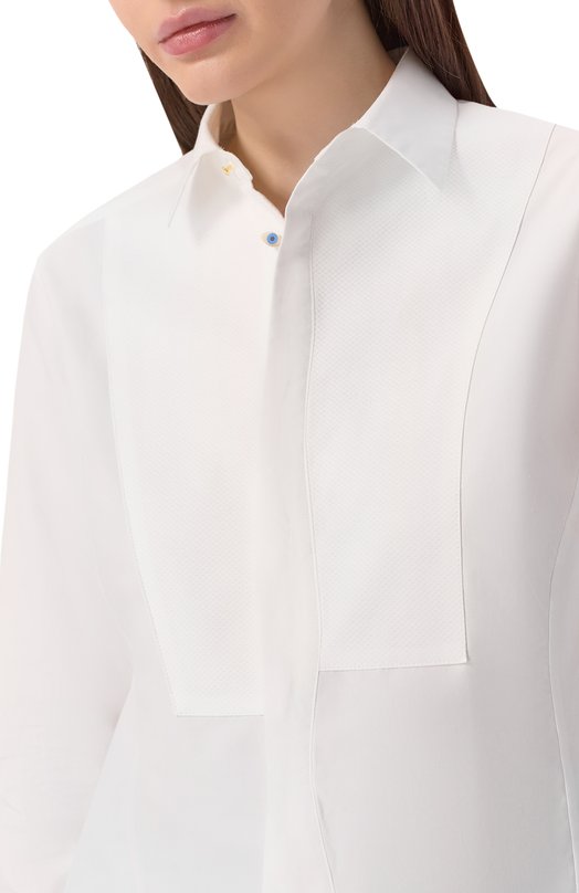 Хлопковая рубашка Undercover UC2E1406 Белый  UC2E1406 Фото 5