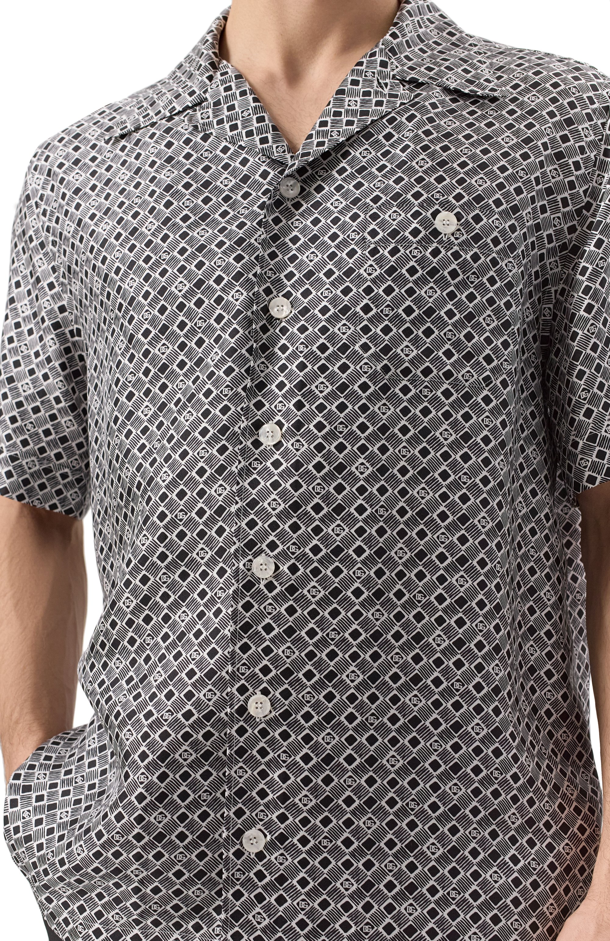 Шелковая рубашка DOLCE & GABBANA, арт. G5JH9T/IS1XV, фото 5