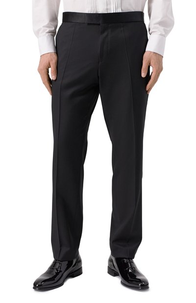 Шерстяные брюки BOSS, арт. 50469186, фото 3