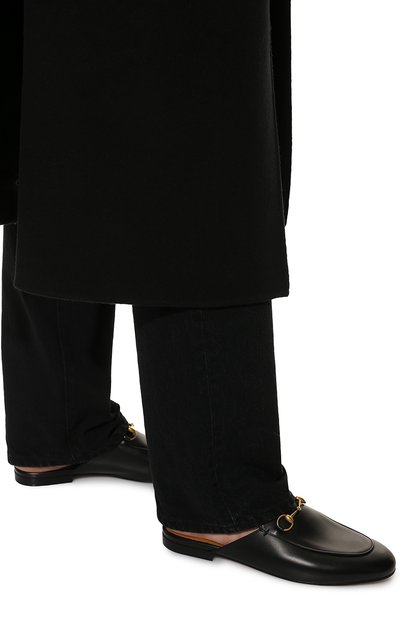 Кожаные сабо princetown GUCCI, арт. 423513/BLM00, фото 3