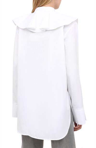 Хлопковая блузка TOTEME, арт. CABRERA 203-754-710, фото 4