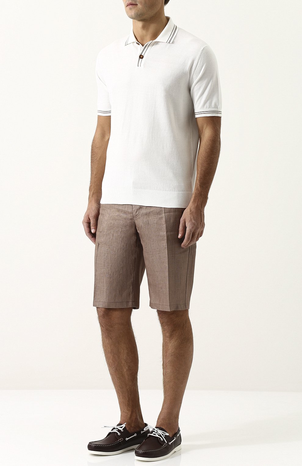 Льняные бермуды с карманами ZILLI, арт. M0P-D0301-LIN01/R001, фото 2