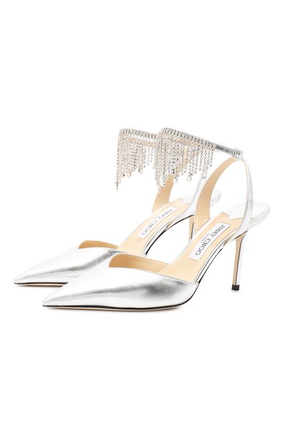 Кожаные туфли birtie 85 JIMMY CHOO, арт. BIRTIE 85/DRU, фото 1