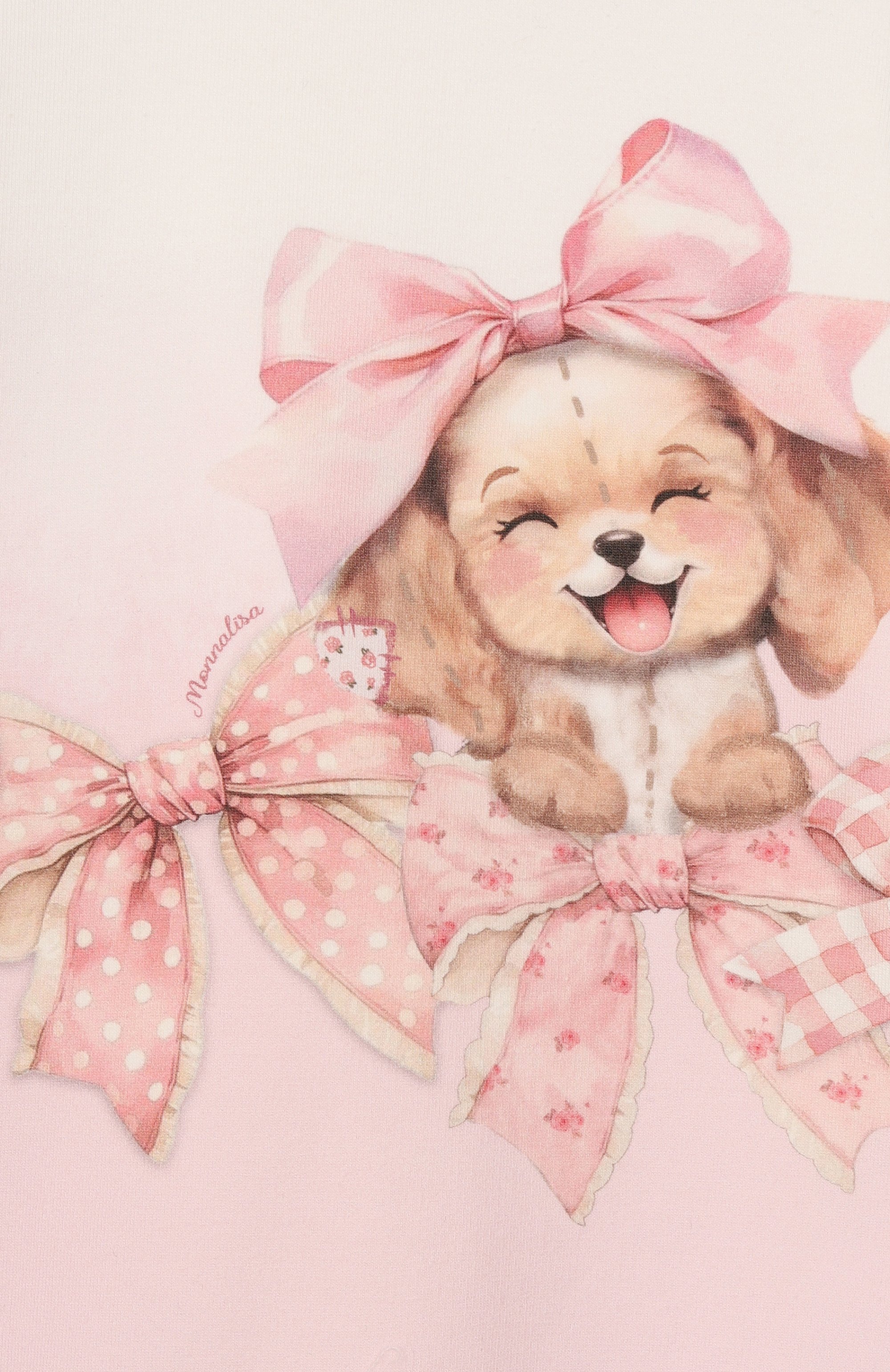 Хлопковое платье MONNALISA, арт. 39F901, фото 3