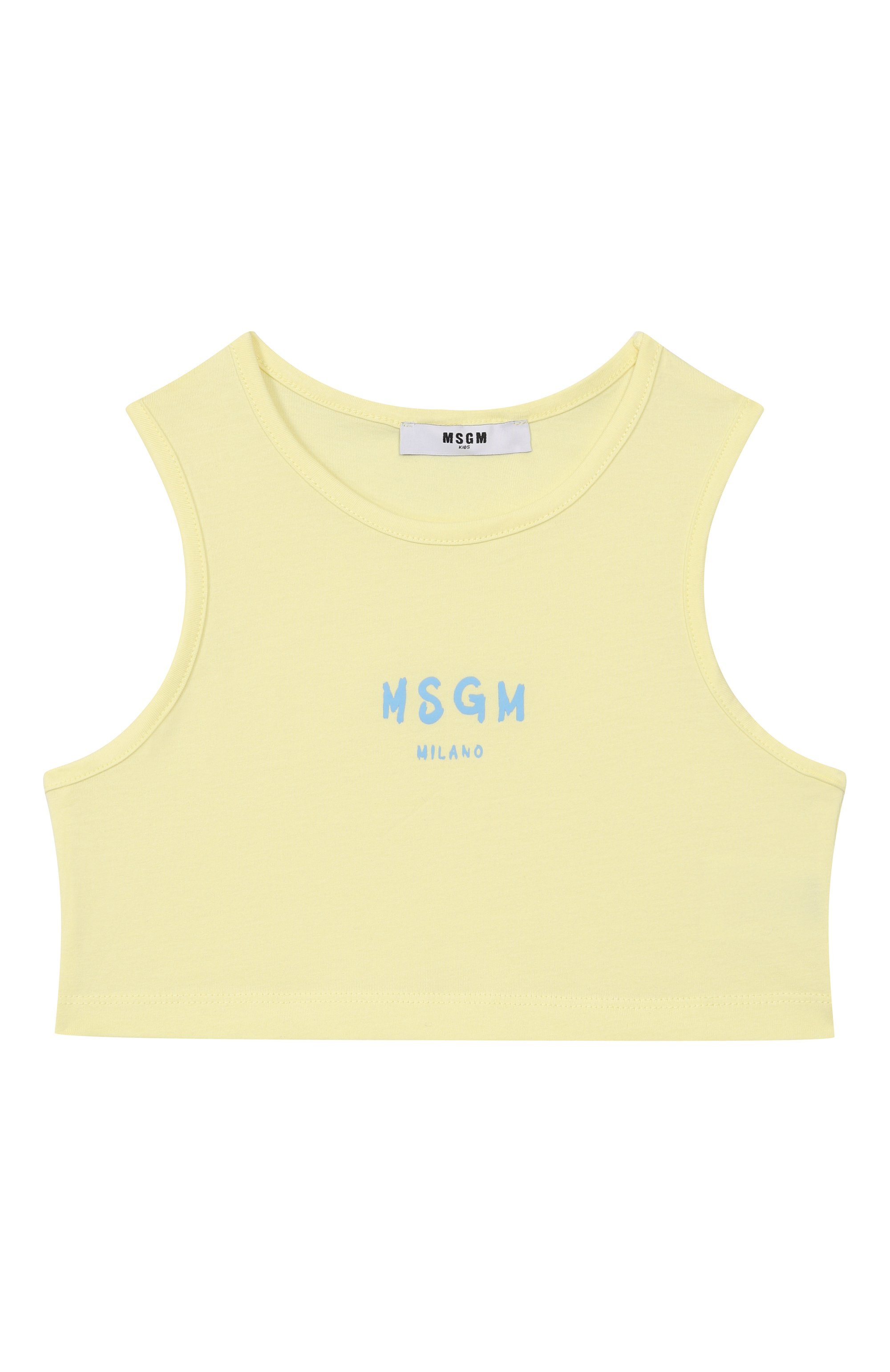 Хлопковая майка MSGM KIDS, арт. S6MSJGT0011, фото 1