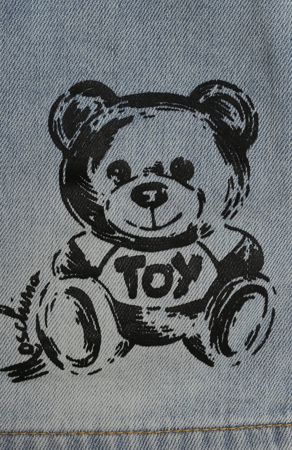 Джинсовая юбка-шорты MOSCHINO, арт. HDQ017/L0E25/10-14, фото 3