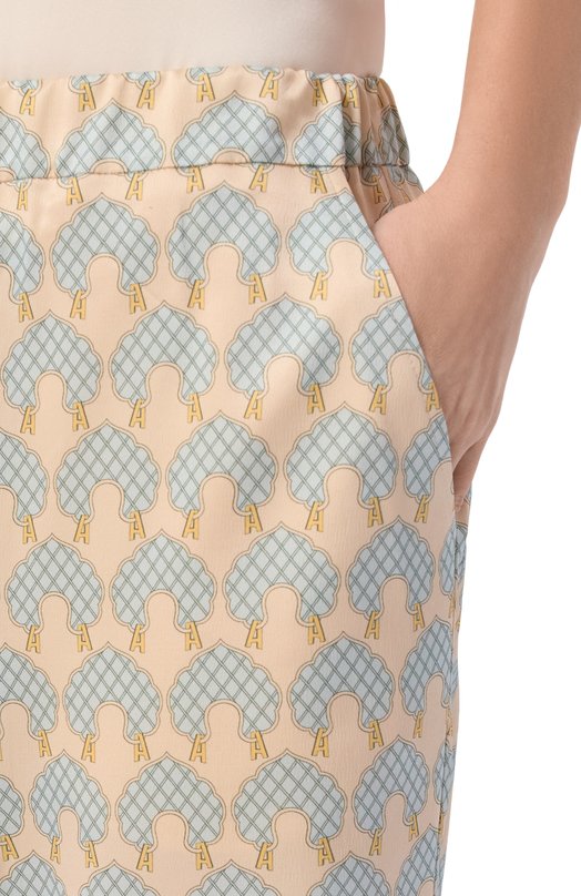 Брюки из шелка и шерсти Akhmadullina 1126.3B601/S458.1 Бежевый  1126.3B601/S458.1 Фото 5