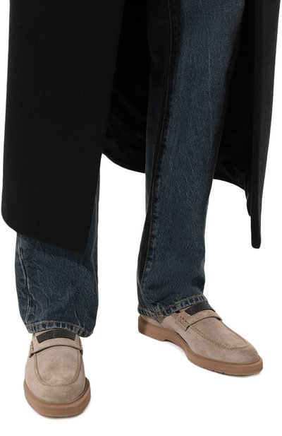 Замшевые лоферы BRUNELLO CUCINELLI, арт. MZSFGB1120, фото 3