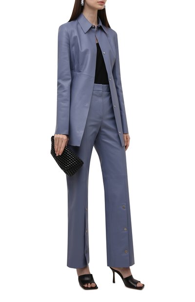 Кожаные брюки OFF-WHITE, арт. 0WJB019F21LEA001, фото 2