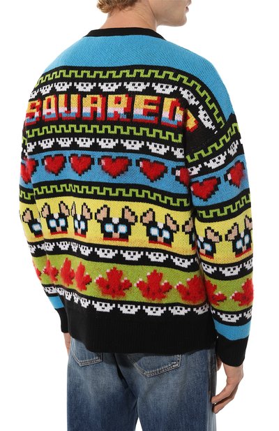 Шерстяной кардиган DSQUARED2, арт. S74HA1376/S18316, фото 4