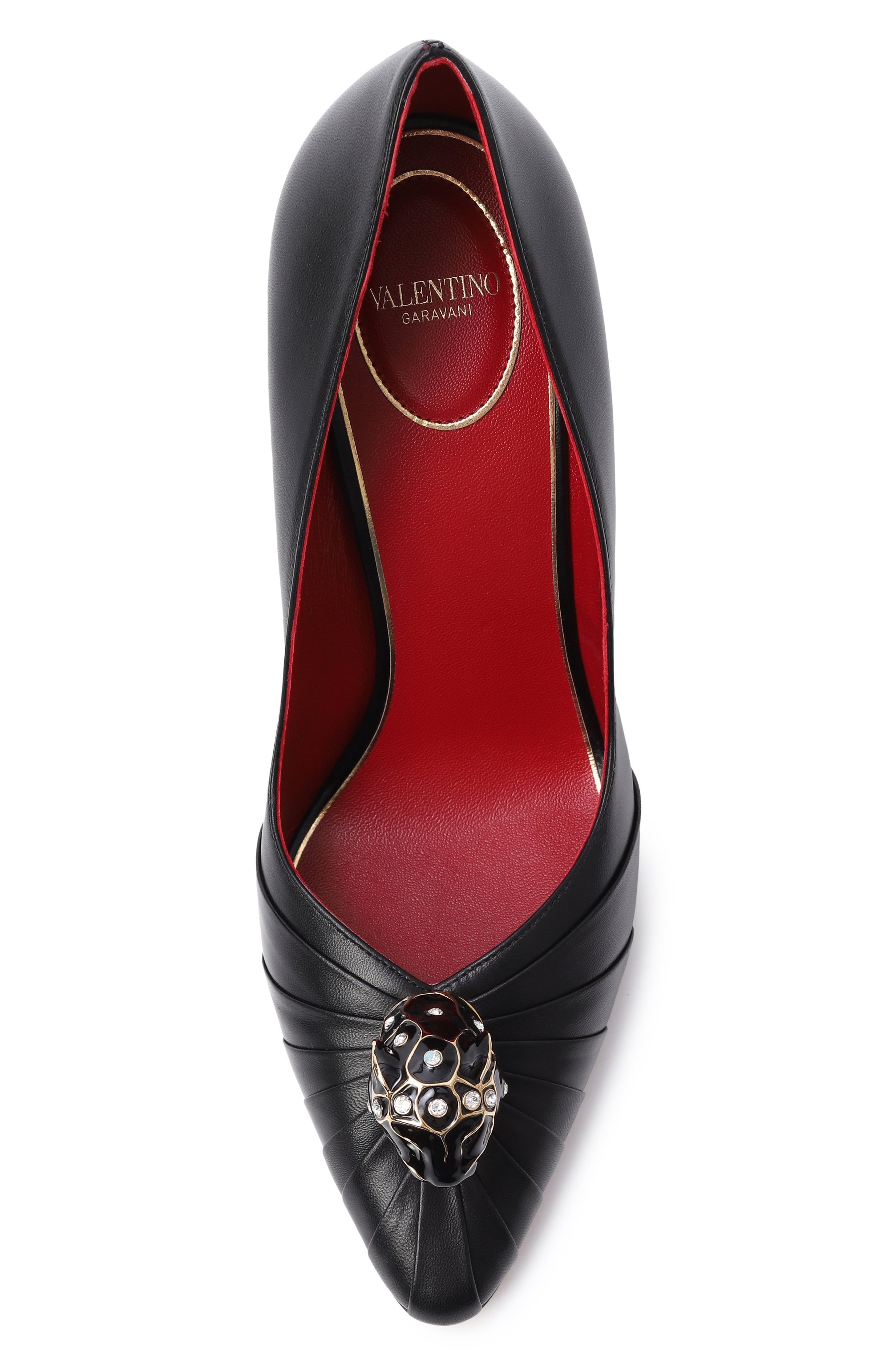 Кожаные туфли panthea 105 VALENTINO черного цвета по цене 172000 руб., арт. 8W2S0NF8/LIR, фото 6 Кожаные туфли panthea 105 VALENTINO, арт. 8W2S0NF8/LIR, фото 6