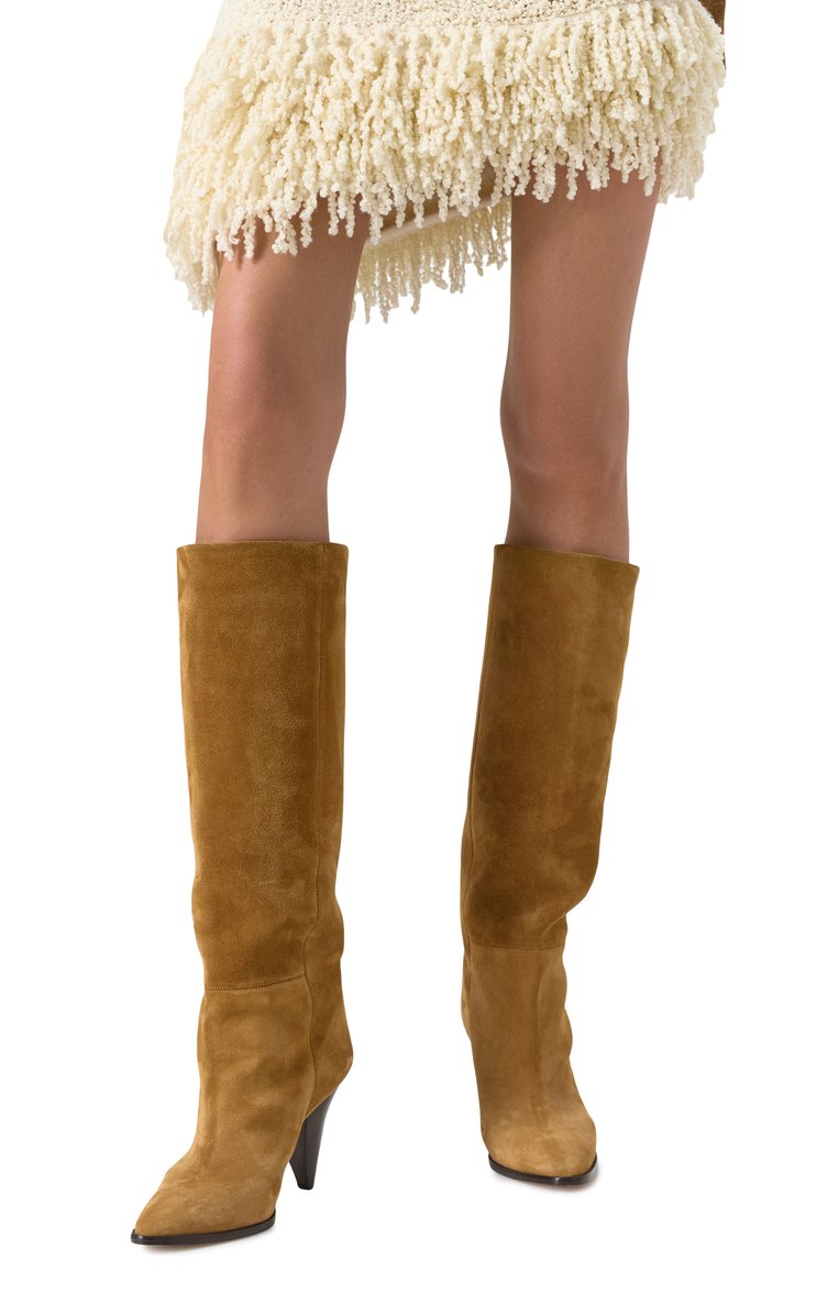 Замшевые сапоги ririo 90 ISABEL MARANT, арт. 23PBT0009FA/A1A34S, фото 1