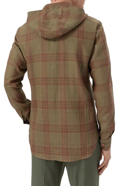 Льняная рубашка KITON, арт. UMCMARH0926907, фото 4