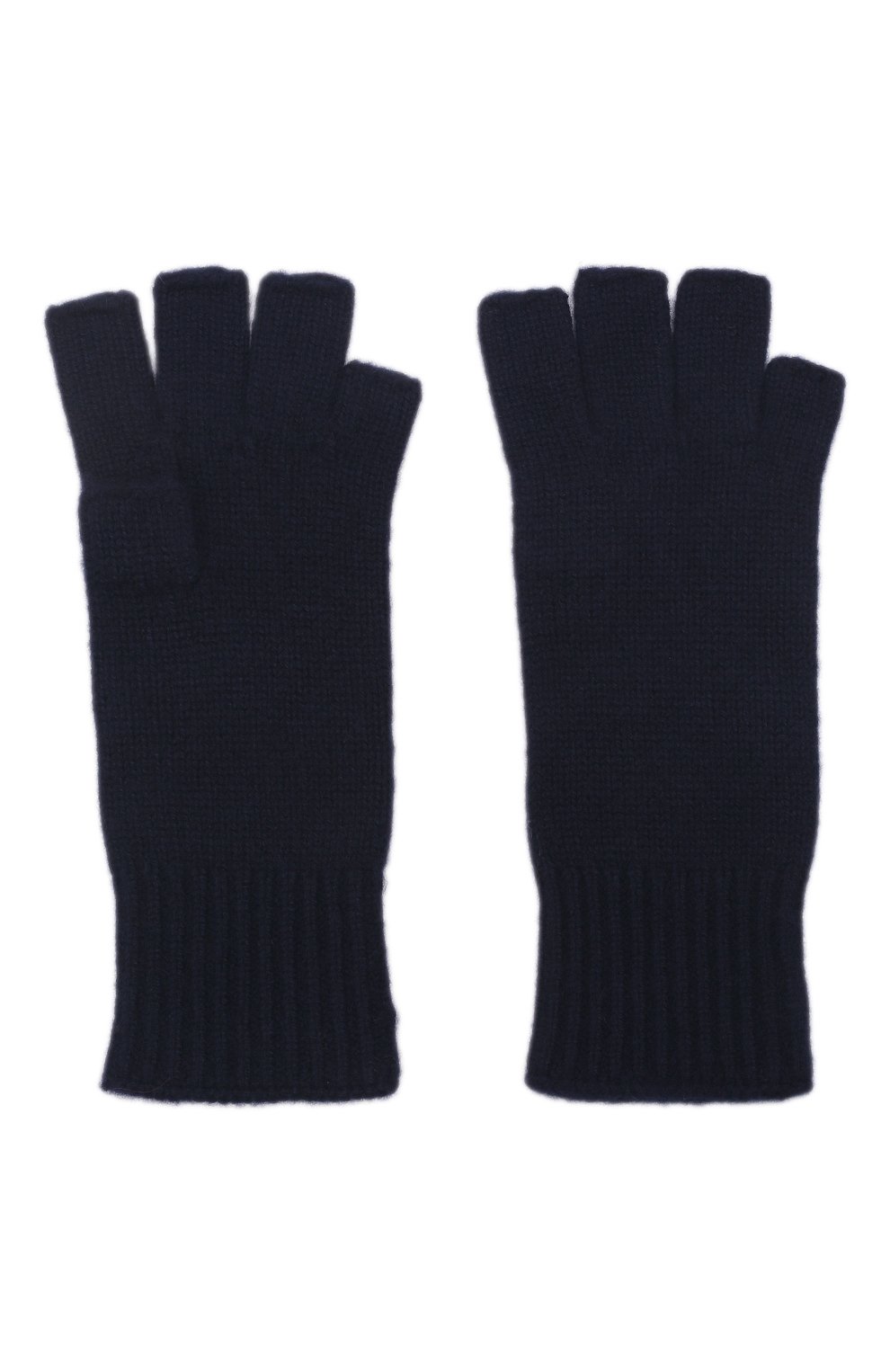 Кашемировые митенки KHAITE темно-синего цвета по цене 57550 руб., арт. 8715600/KAI, фото 3 Кашемировые митенки KHAITE, арт. 8715600/KAI, фото 3