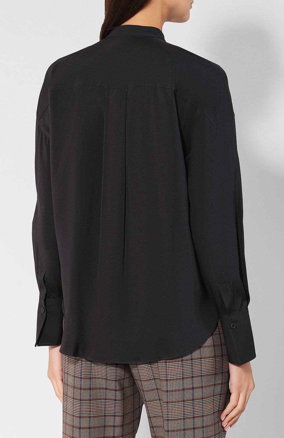 Шелковая блузка BRUNELLO CUCINELLI, арт. MD801MF948, фото 4