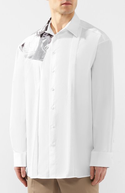 Хлопковая рубашка RAF SIMONS, арт. 191-292E-10000, фото 3