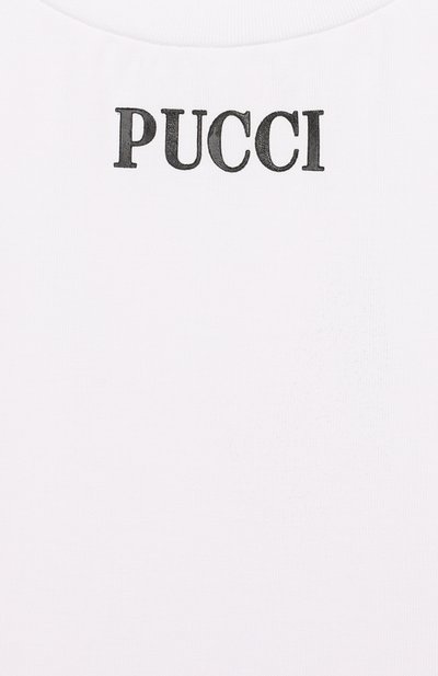 Хлопковая футболка EMILIO PUCCI, арт. 9M8022/MX170/5-8, фото 3