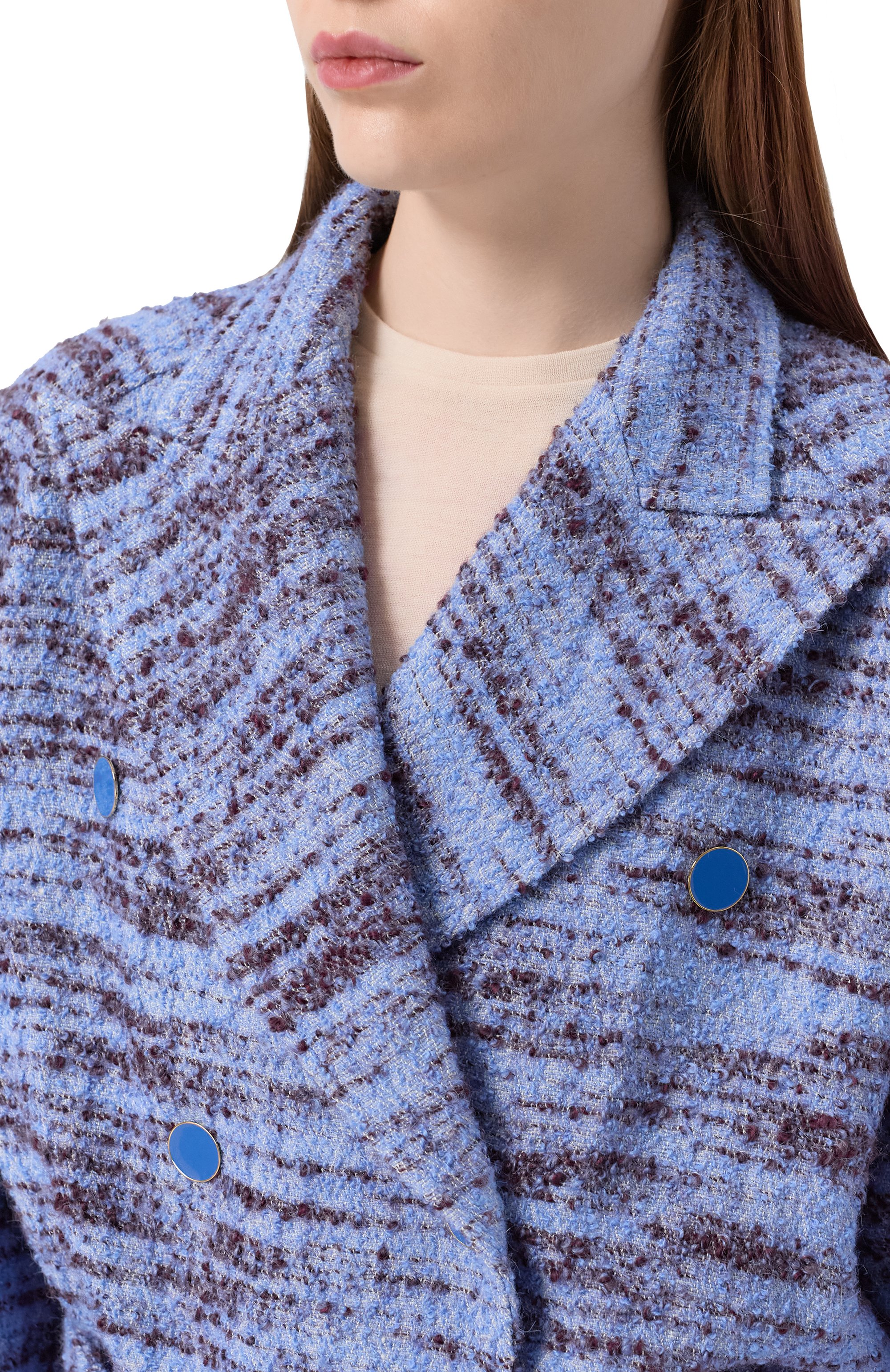 Твидовое полупальто ROWEN ROSE, арт. C0AT_RR164_XS/TWEED, фото 5