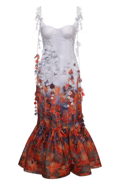 Платье из льна и шелка ZIMMERMANN, арт. 1718DB0T, фото 1