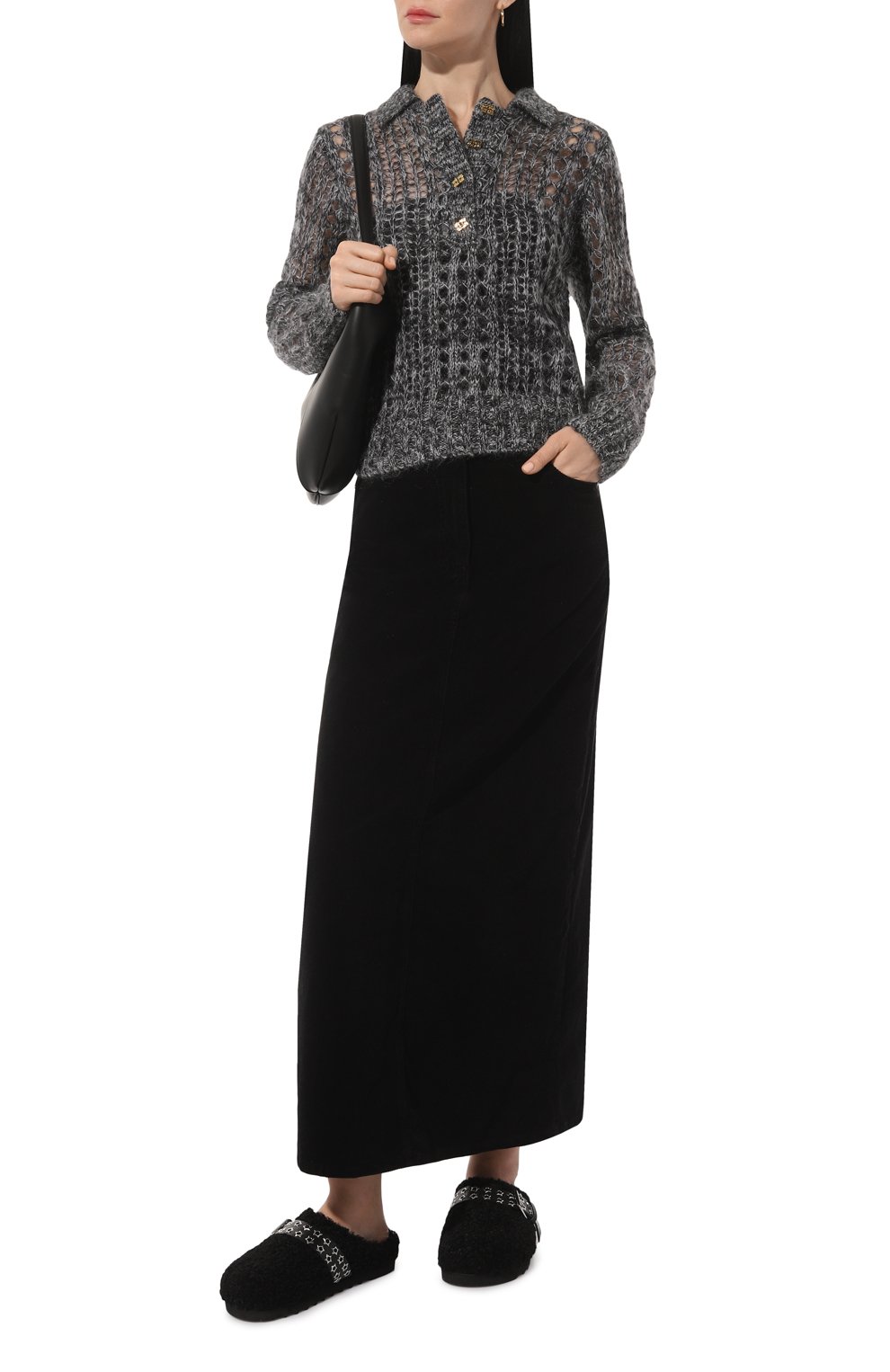 Шерстяное поло GANNI, арт. K2119, фото 2