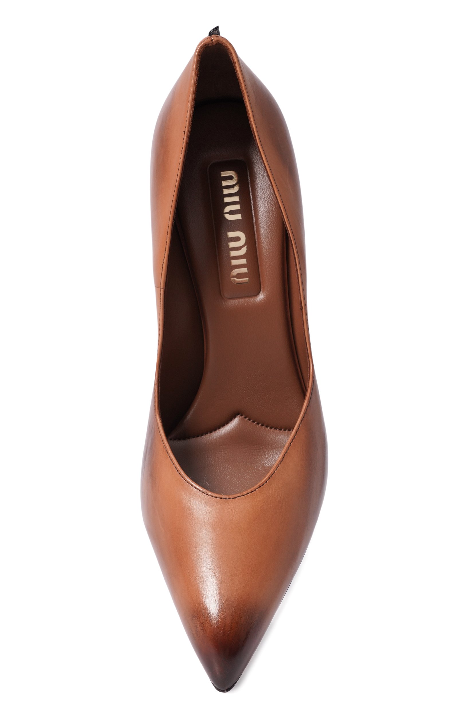 Кожаные туфли MIU MIU, арт. 5I546E/FA085537, фото 6