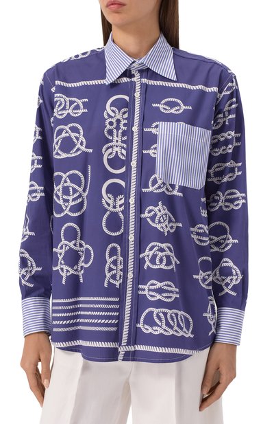 Хлопковая рубашка FORTE DEI MARMI COUTURE, арт. 25SF5123, фото 3